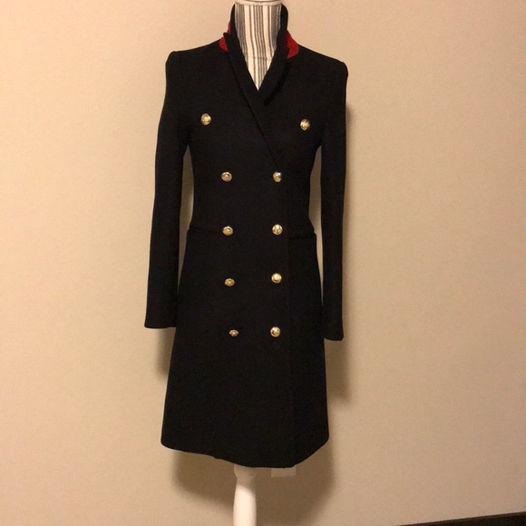 military coat zara